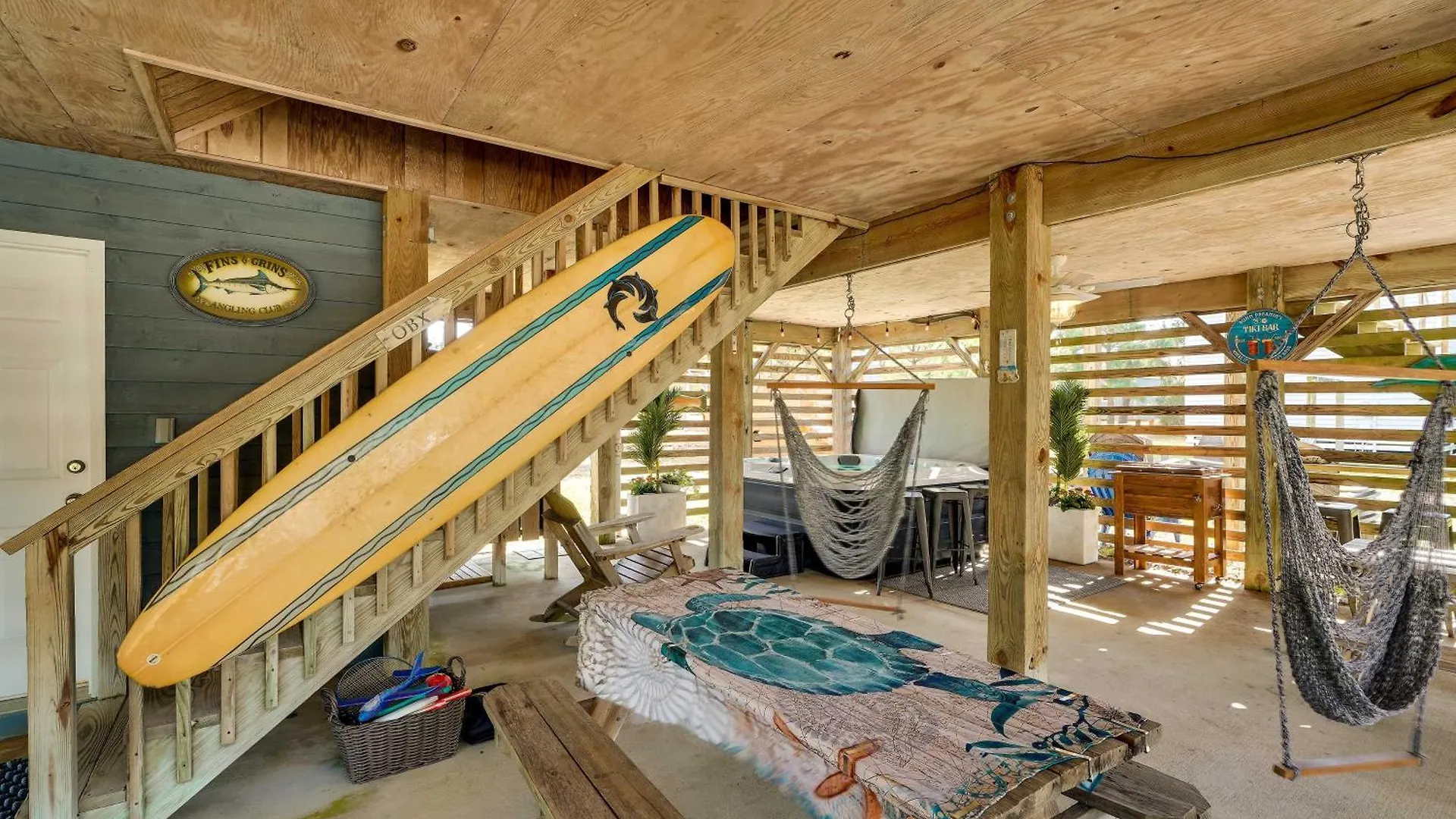 Dunn Dreamin Hot Tub, Pirate Fort, And Fire Pit! Nags Head