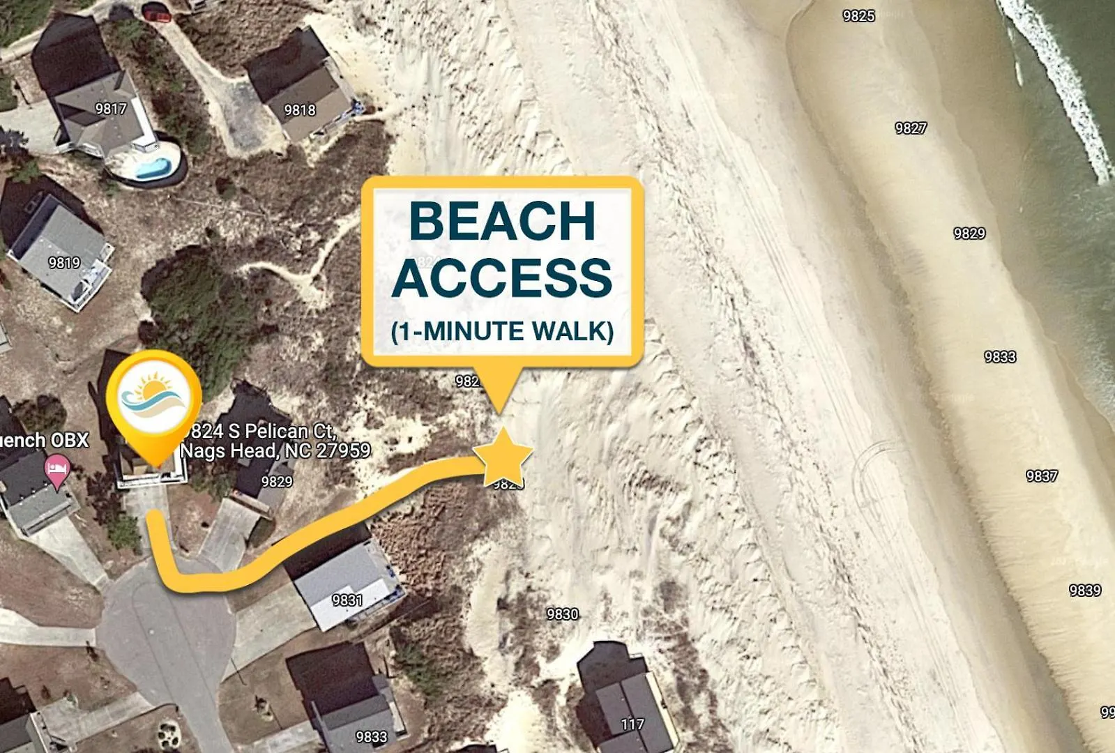 7100 Pelican Oasis 1 Min Walk To The Nags Head