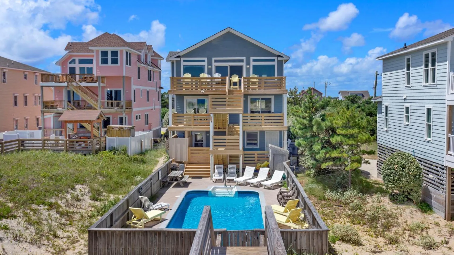 7081 Southern Breeze Oceanfront Pool Hot Tub *