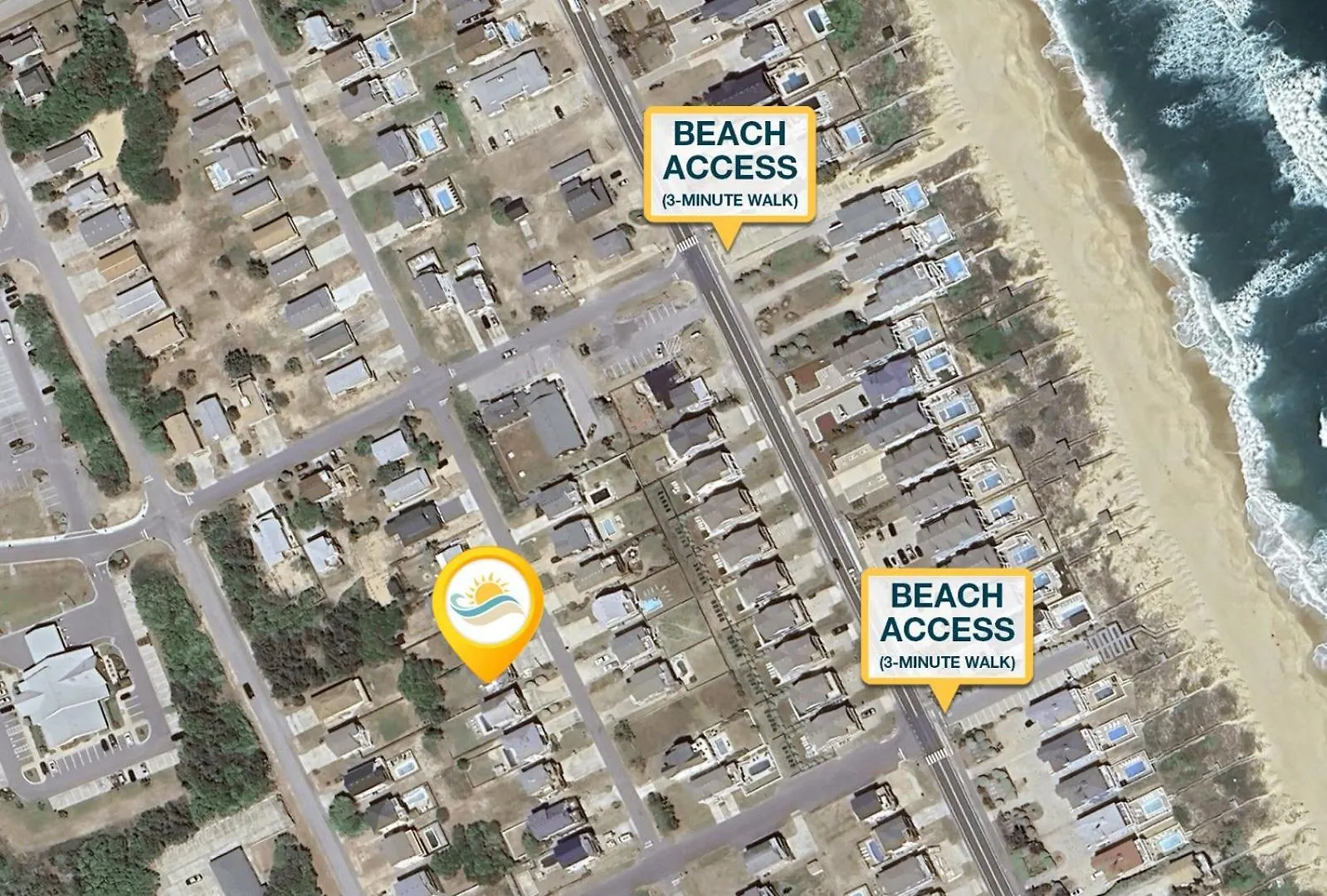 Holiday home 6018 Wave Manor 2 Min Walk To Hot Tub Nags Head