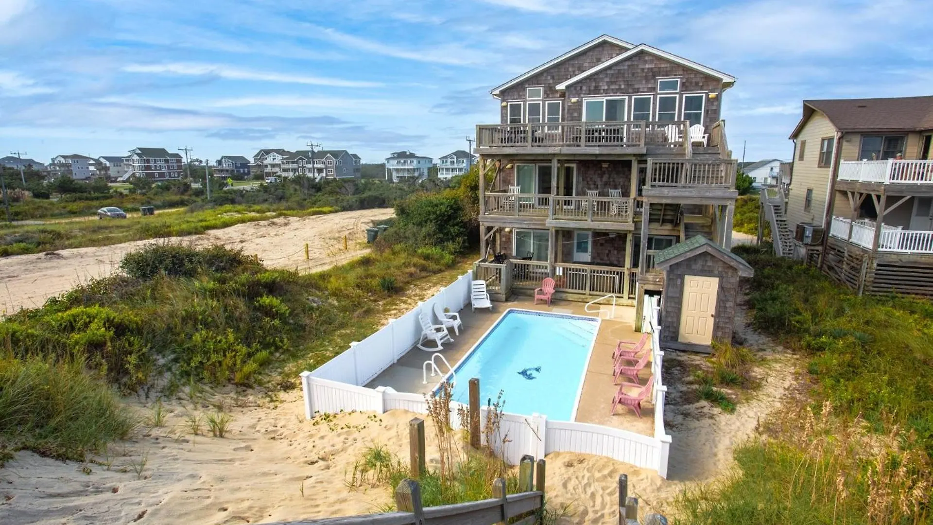 7076 Jmj Seascape Oceanfront Pool Hot Tub Nags Head