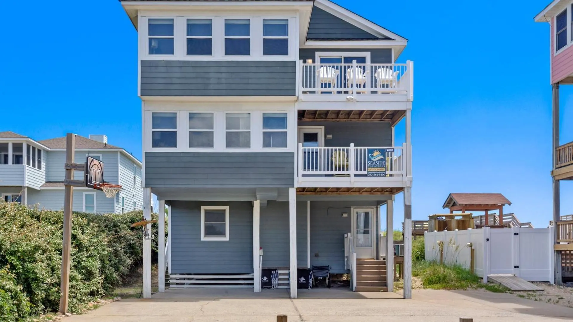 7081 Southern Breeze Oceanfront Pool Hot Tub * Nags Head