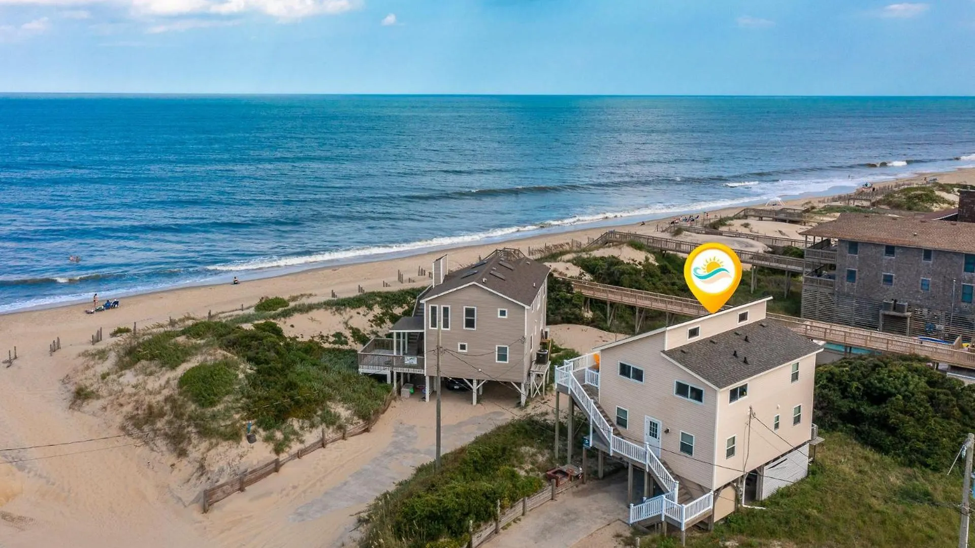 7148 Just Beachy 1 Min Walk To * Nags Head