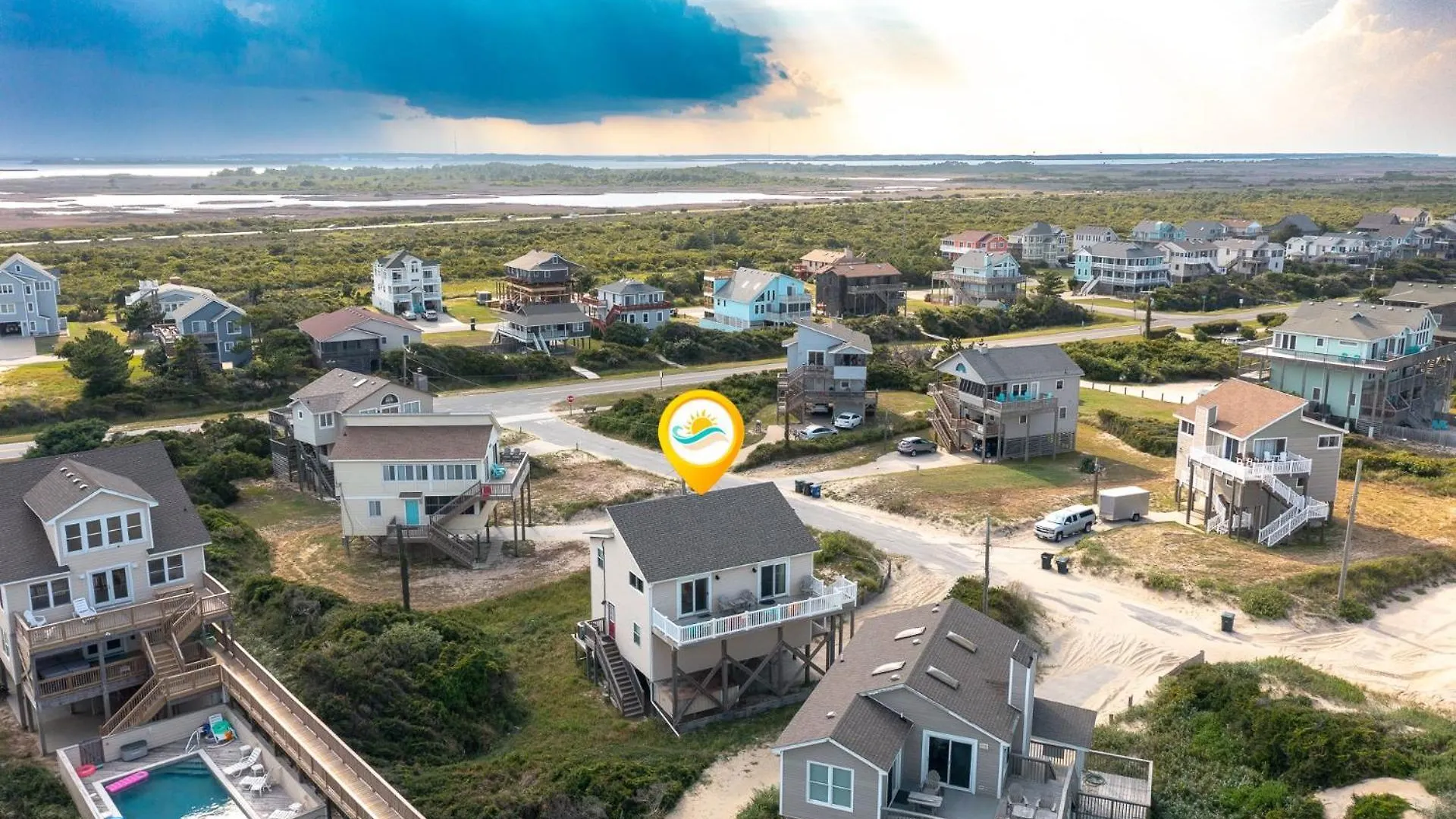 7148 Just Beachy 1 Min Walk To * Nags Head