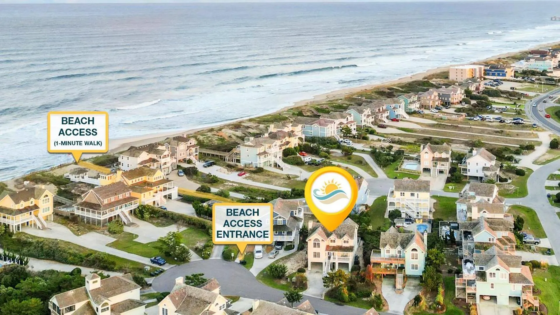 Holiday home 6173 La Dolce 200ft To Access Nags Head