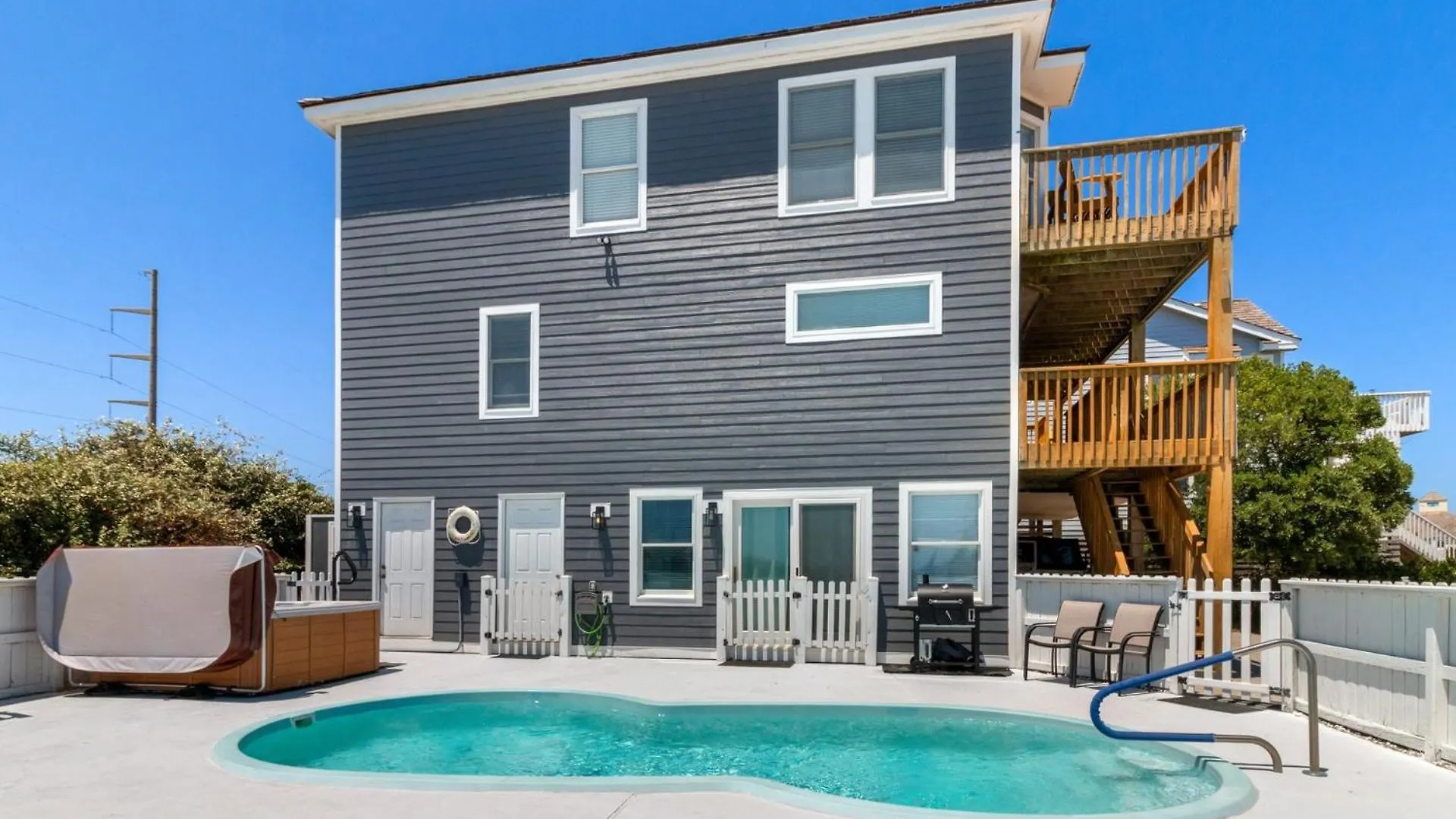 6170 Poolside Paradise 2 Min Walk To Pool * Nags Head