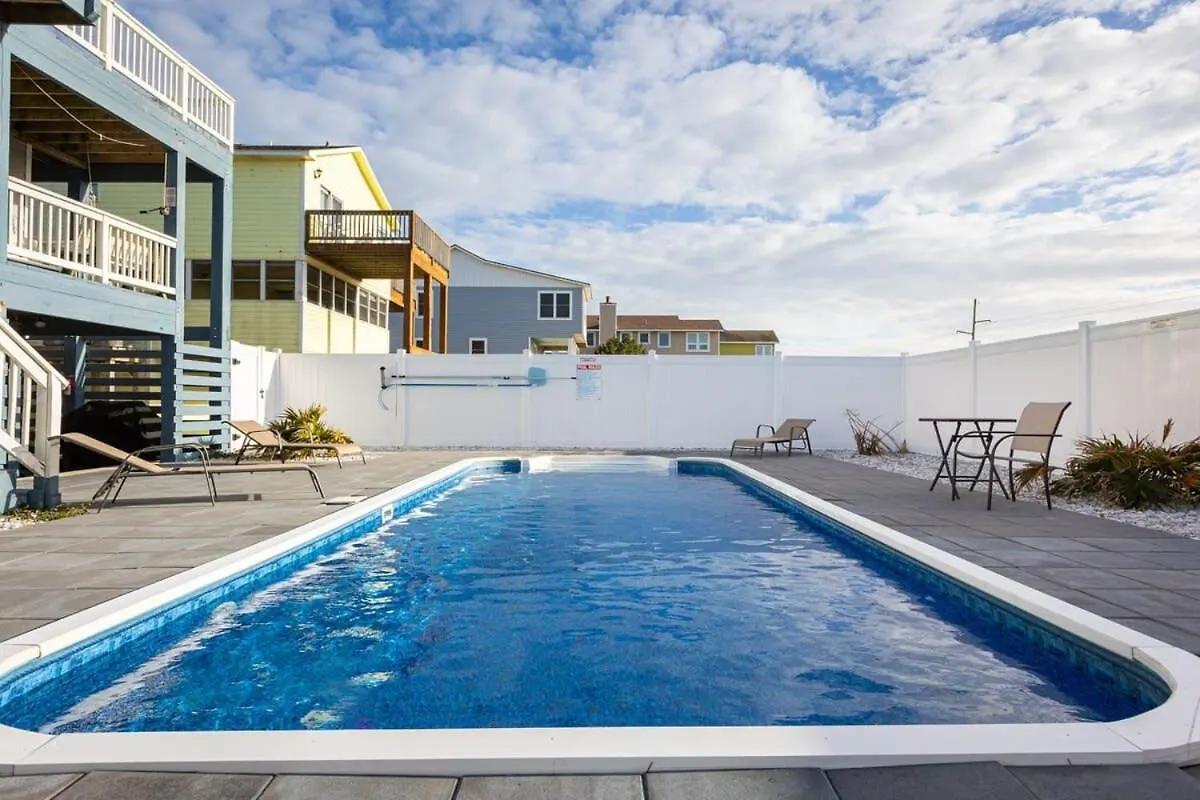 Semi-oceanfront 8 Bed With Pool Ocean Views Nags Head