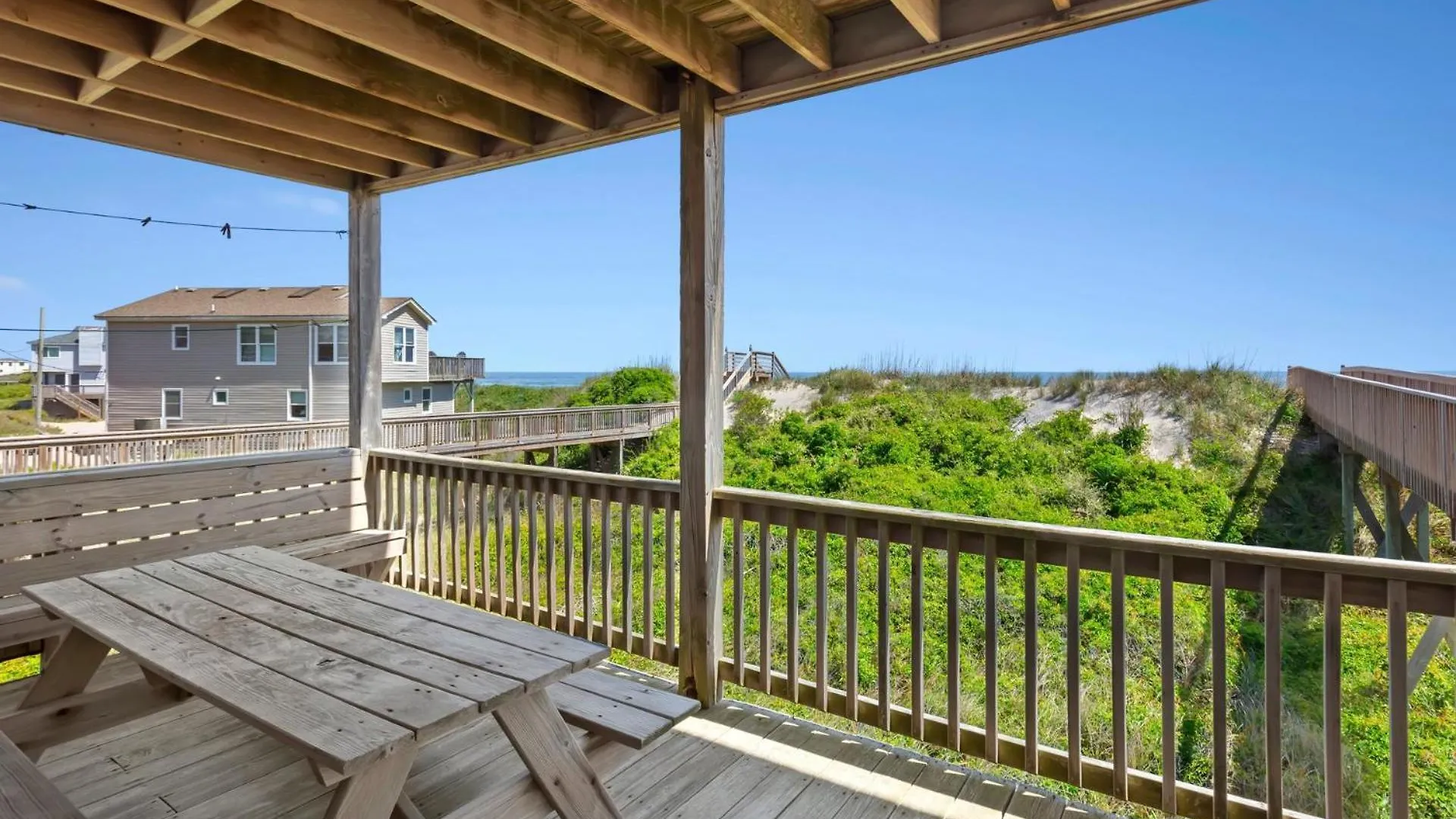 Сasa de vacaciones 7151 Almost South Ii Oceanfront Duplex Nags Head